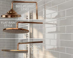 Unlacquered Solid Copper Outdoor Shower System with Copper Showerhead