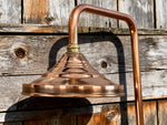 Unlacquered Solid Copper Outdoor Shower System with Copper Showerhead