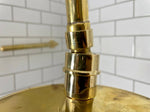 Unlacquered Solid Brass Shower System – Rainfall Head, Handheld Shower Set - Luxury Brass Bathroom Fixtures